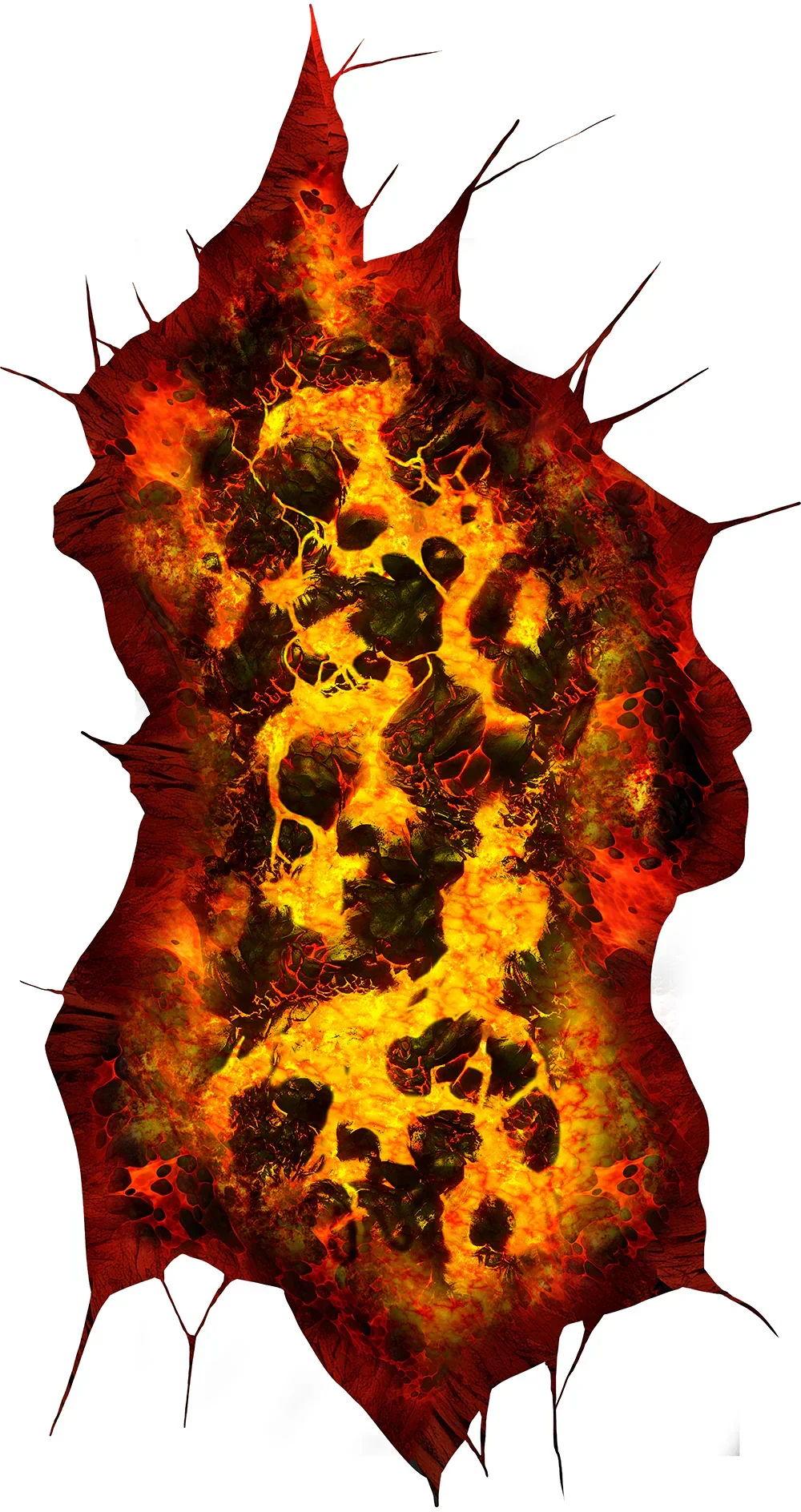 Adhesivo de Lava del Infierno para el Suelo - Image 2