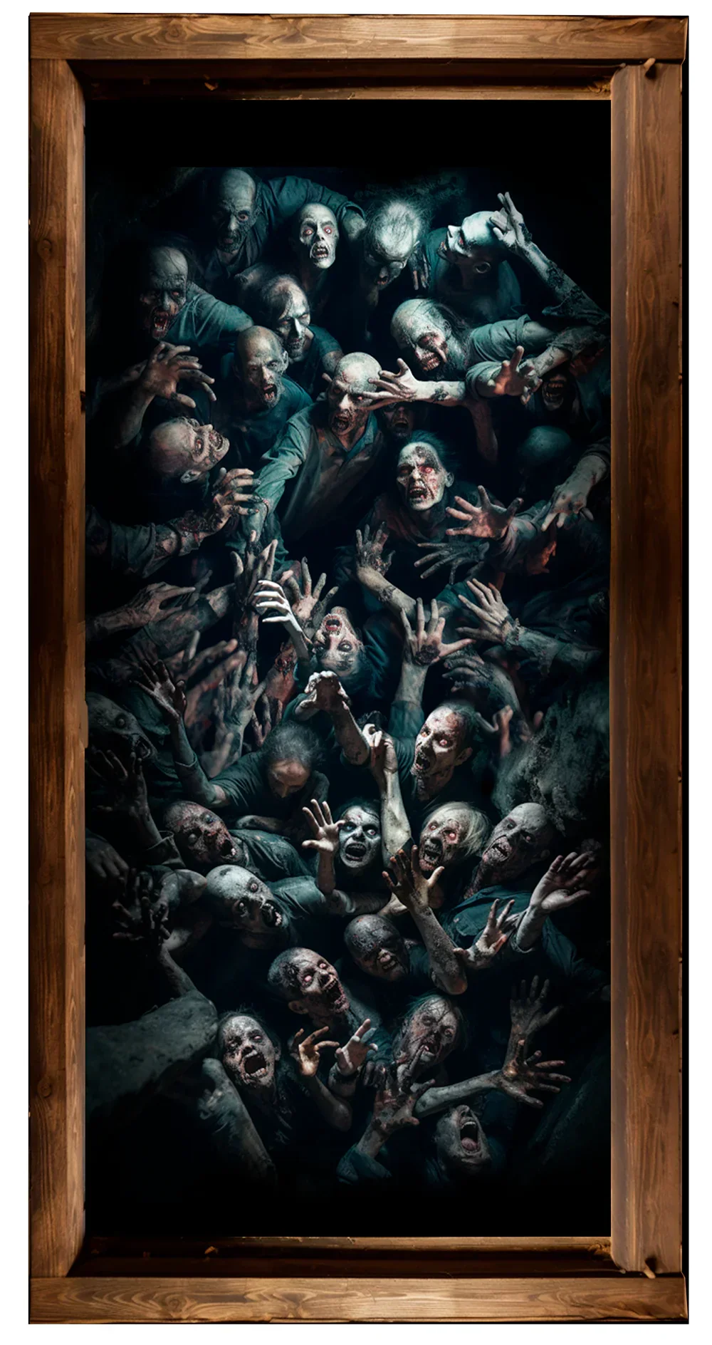 Adhesivo de Sótano Lleno de Zombies para el Suelo - Image 2