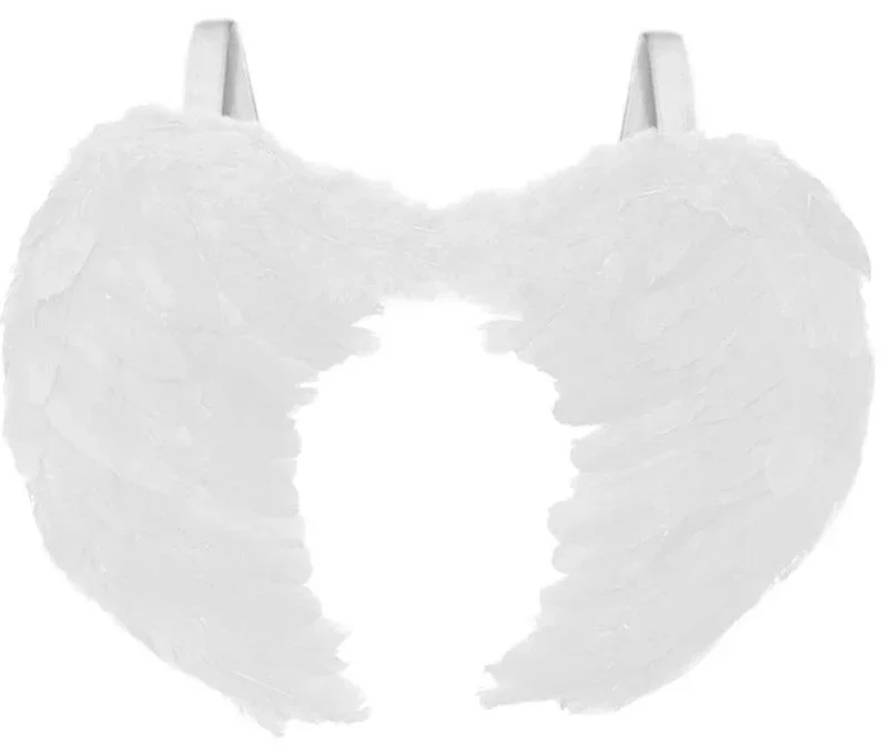 Alas Grandes de Ángel con Plumas Blancas