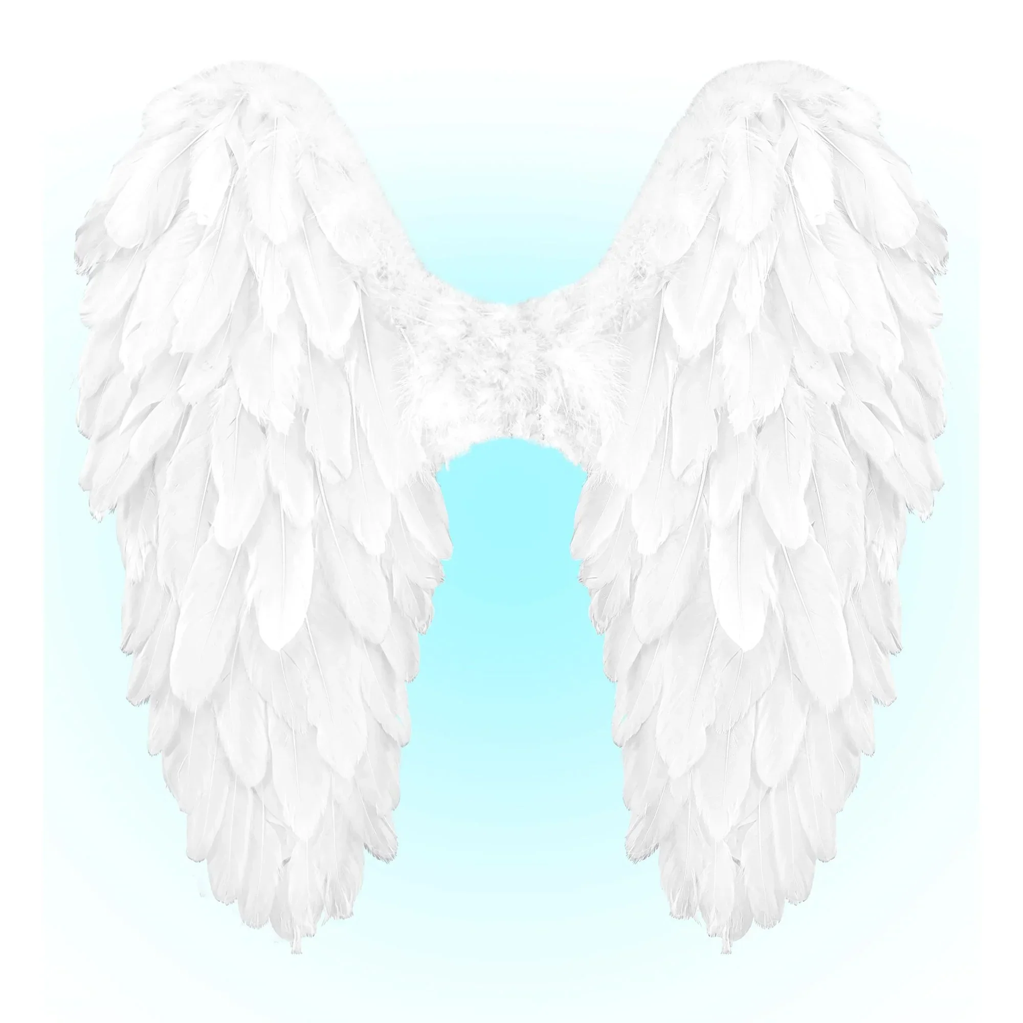 Alas con Plumas Blancas de Ángel del Cielo