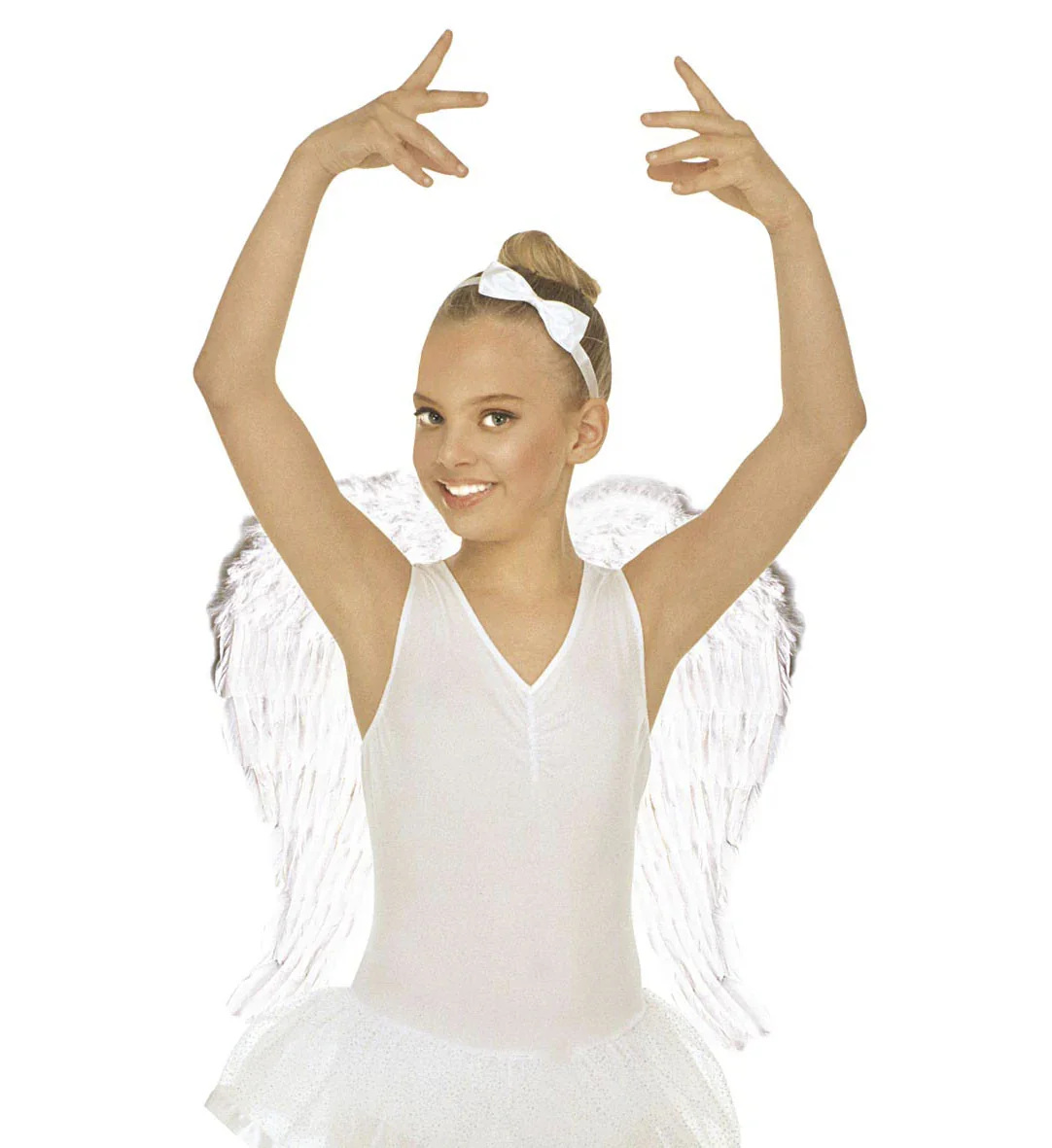 Alas Blancas de Plumas Naturales - Image 3