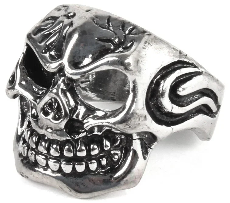 Anillo de Calavera Metálico