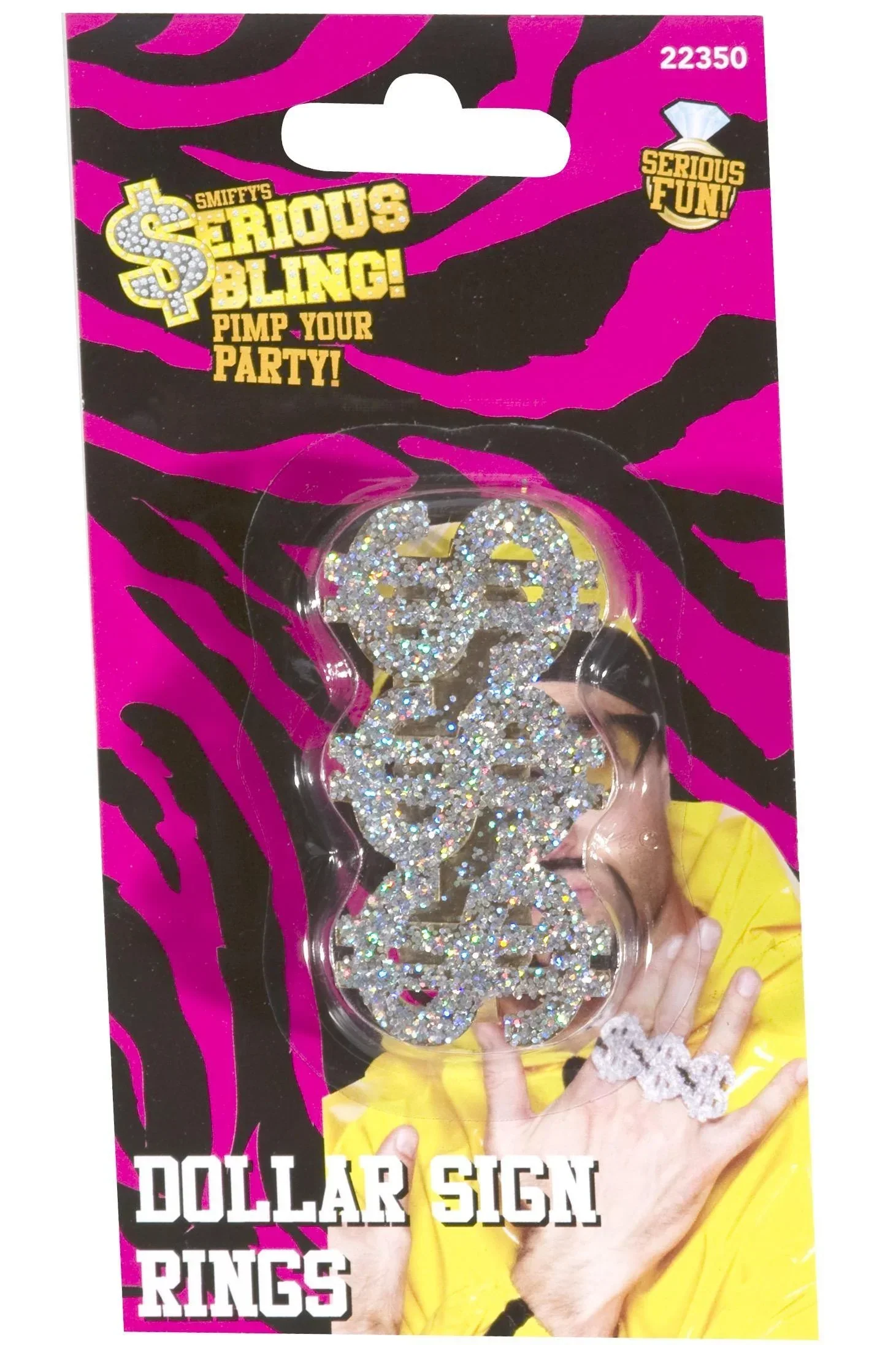 Anillo de Rapero con Símbolos del Dólar - Image 2