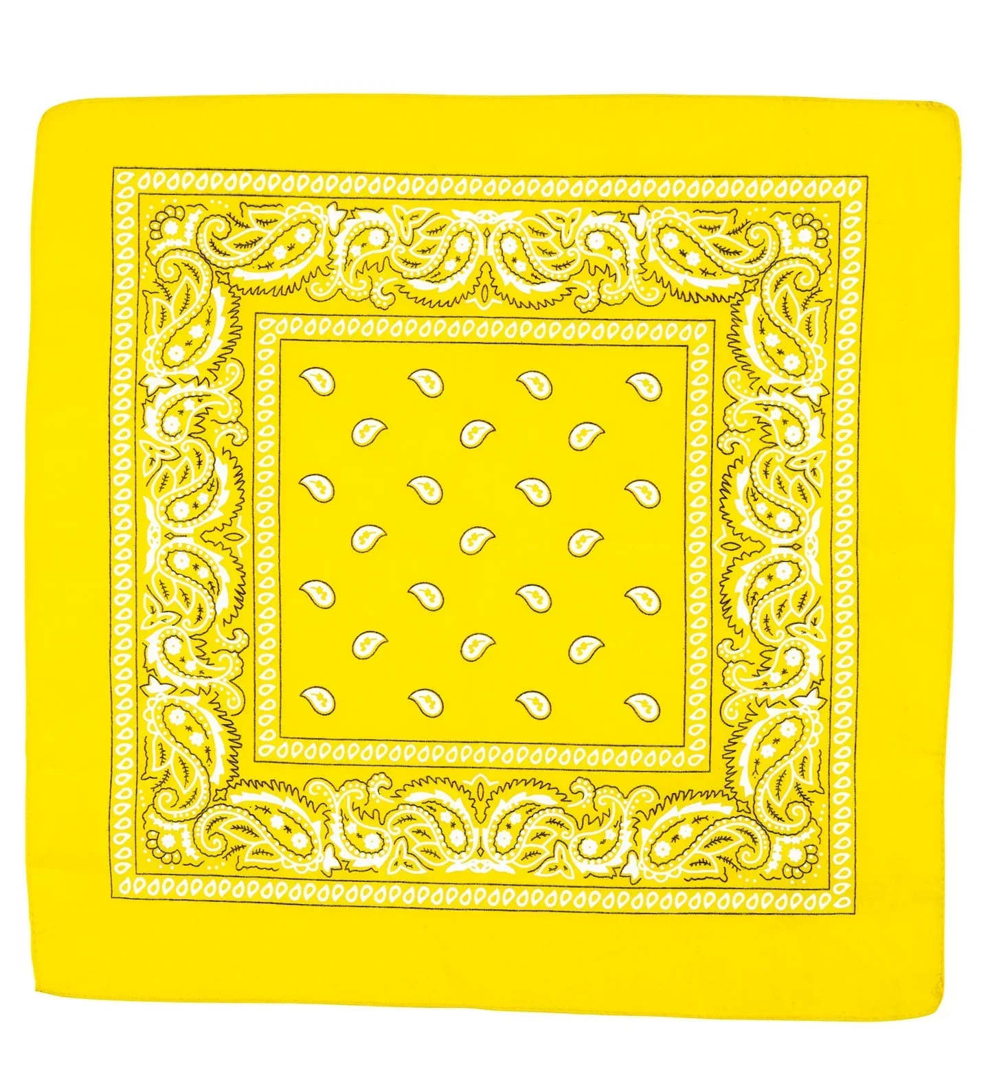 Pañuelo Bandana Amarillo para Adulto - Image 4