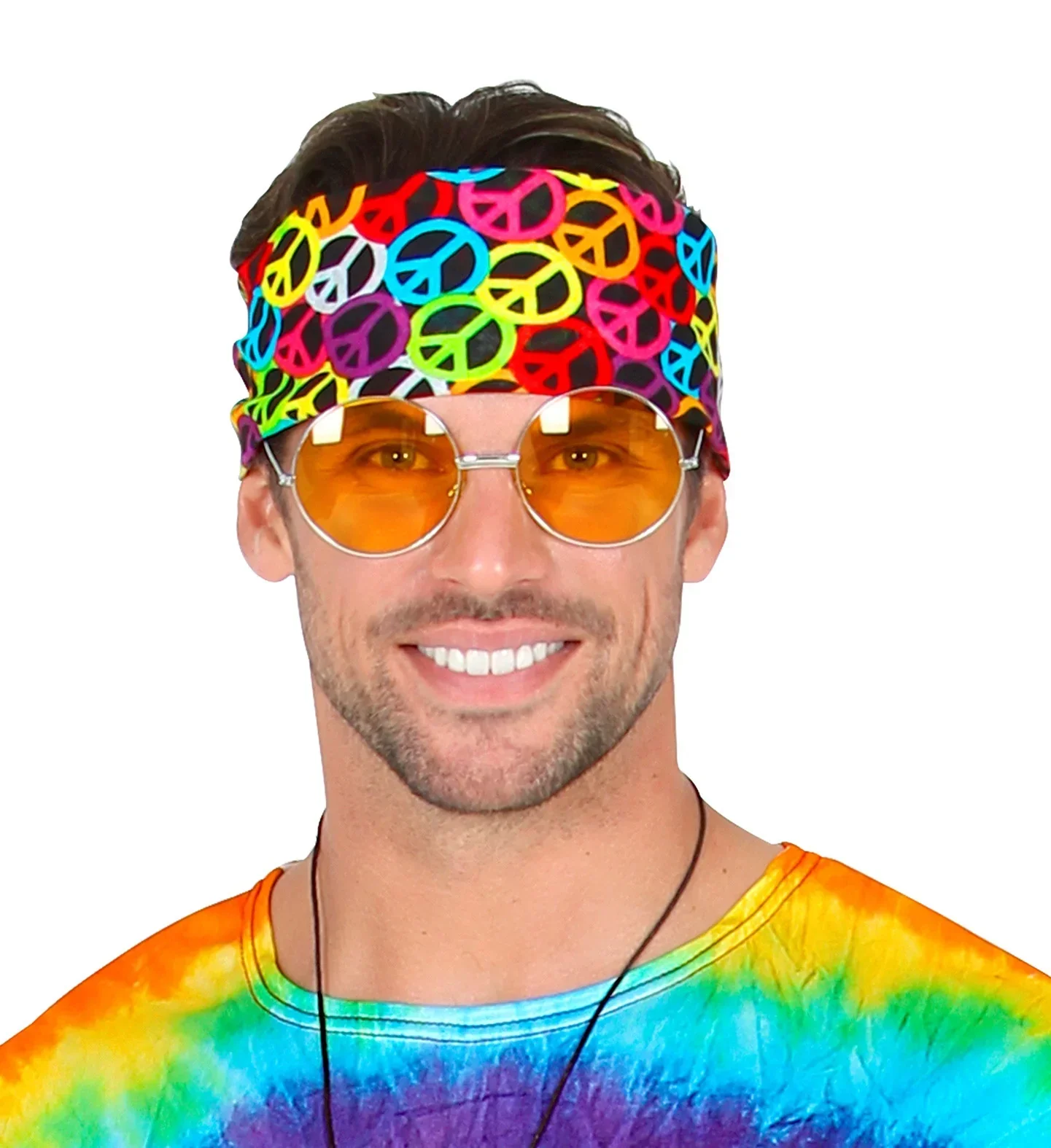 Pañuelo Bandana con Símbolos de la Paz para Adulto - Image 2
