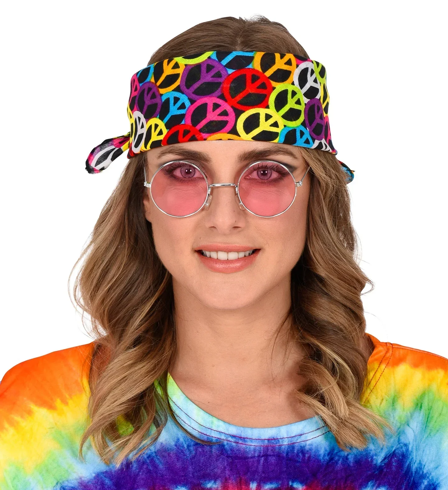 Pañuelo Bandana con Símbolos de la Paz para Adulto - Image 3