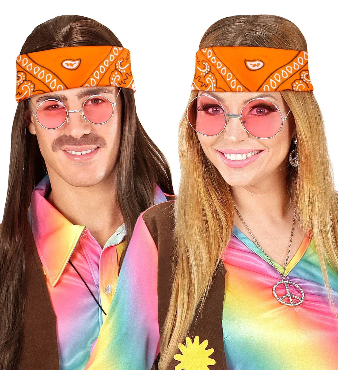 Pañuelo Bandana Naranja para Adulto - Image 2