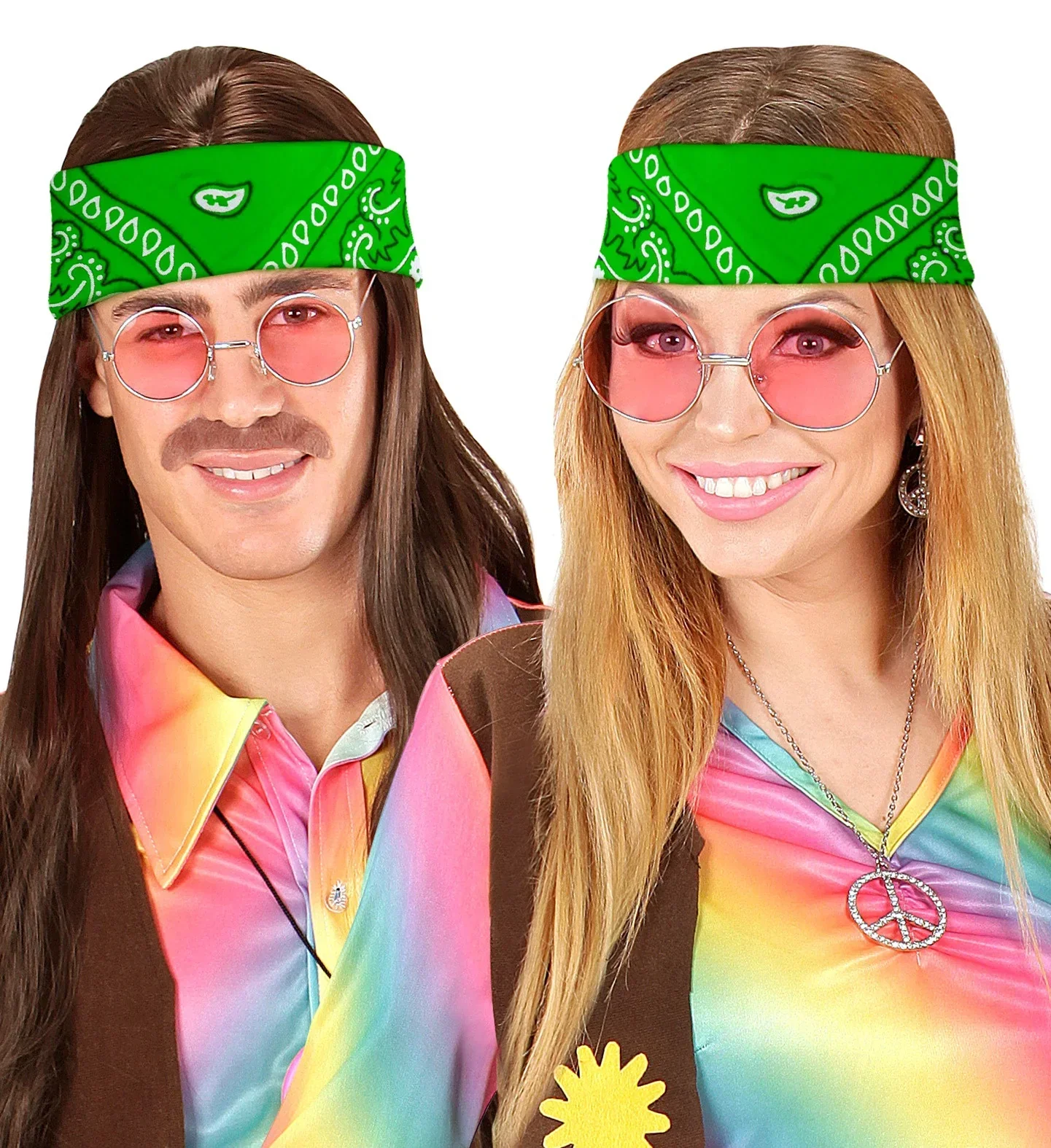 Pañuelo Bandana Verde para Adulto - Image 2