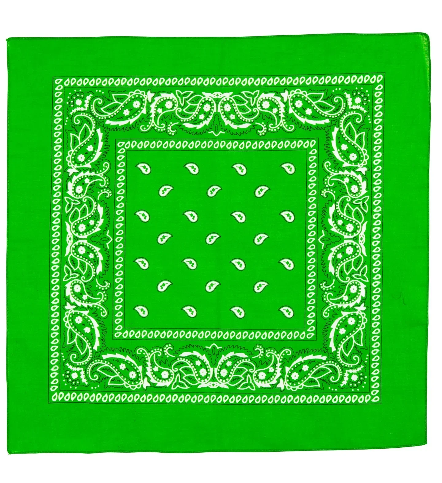 Pañuelo Bandana Verde para Adulto - Image 4
