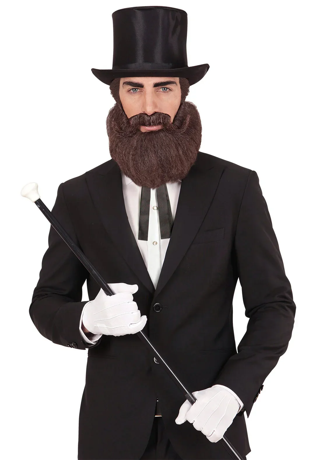 Barba y Bigote Castaños con Volumen - Image 2