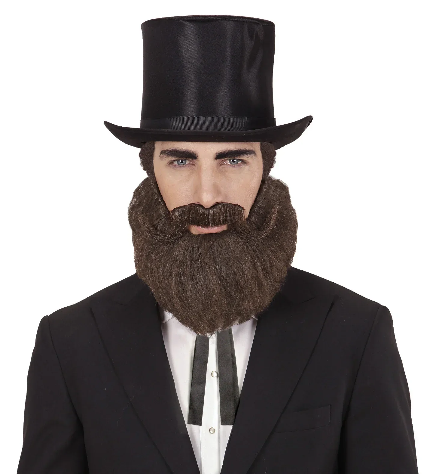 Barba y Bigote Castaños con Volumen - Image 3