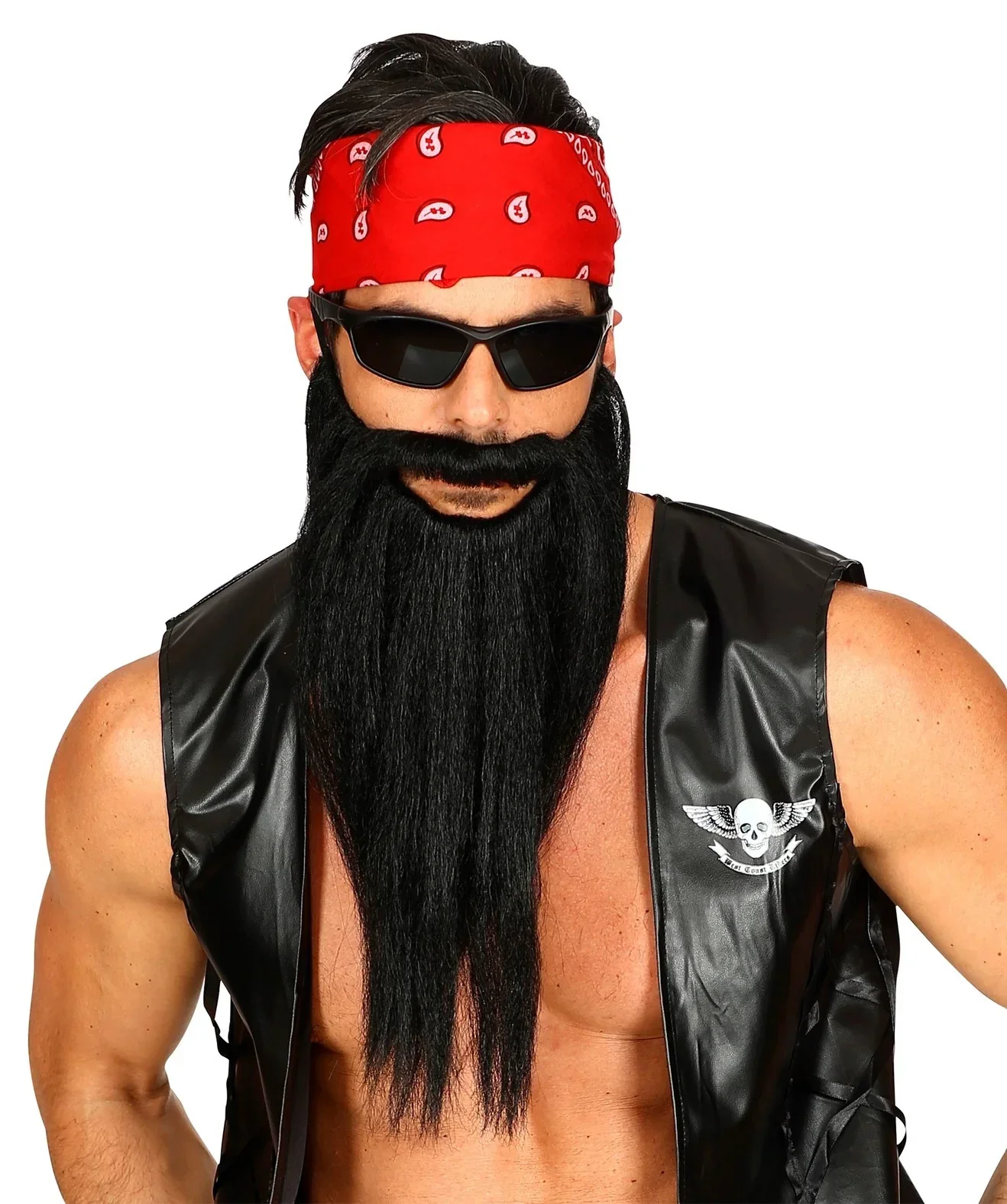 Barba Larga Negra con Bigote - Image 3