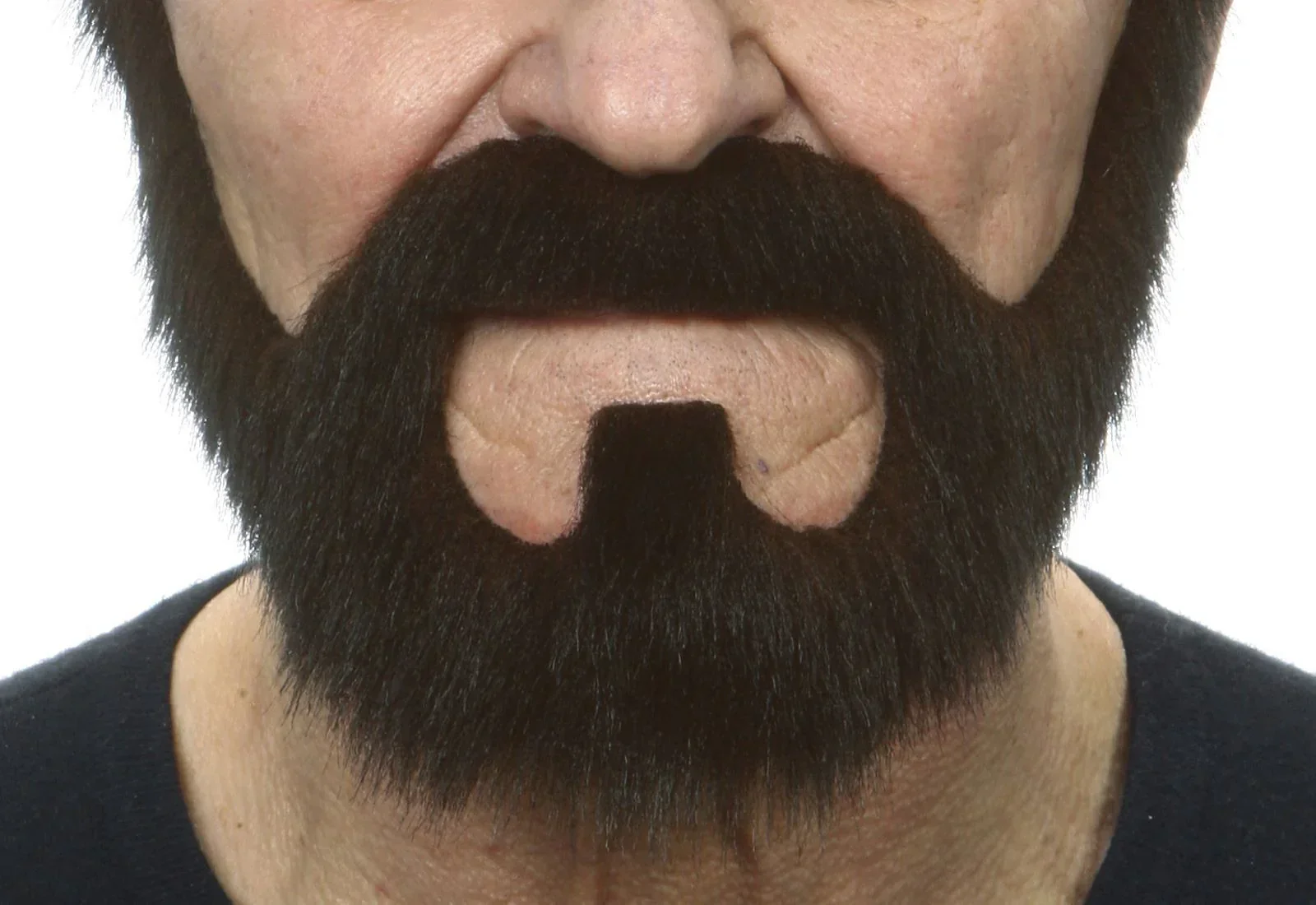 Barba Castaña Oscura Corta