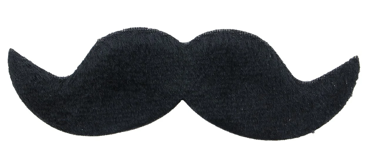 Bigote Negro Estilo Francés