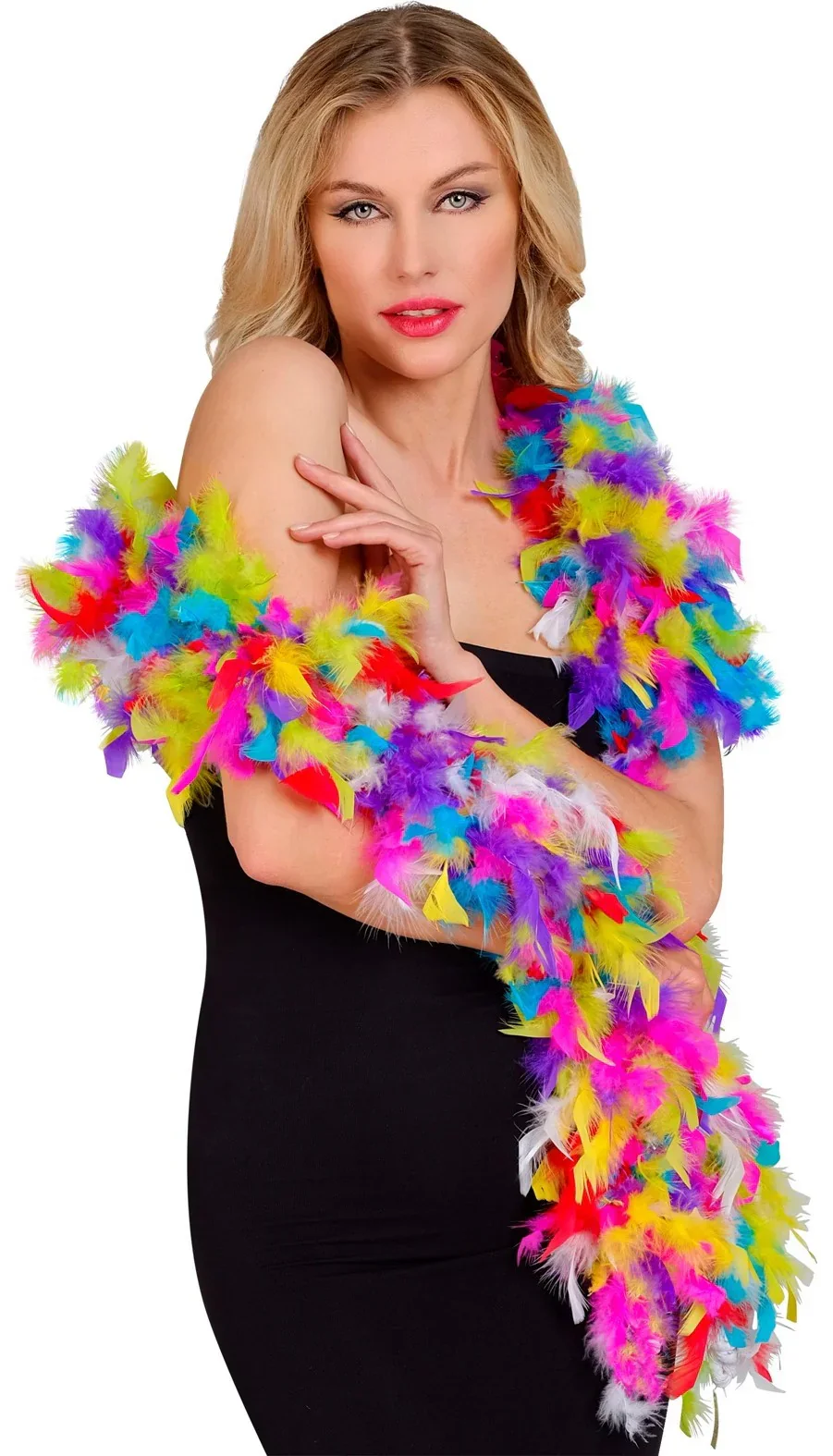 Boa de Plumas Multicolor de 180cm - Image 4