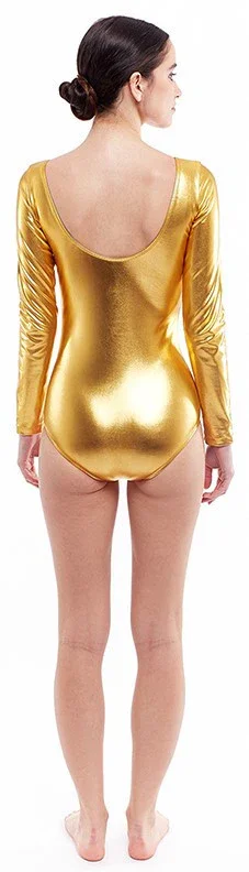 Body Dorado Metalizado para Mujer - Image 2