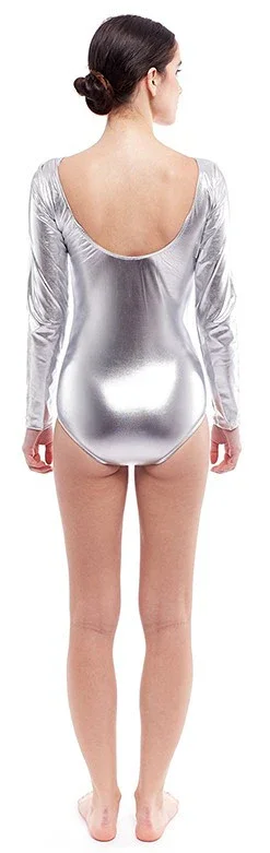 Body Plateado Metalizado para Mujer - Image 2