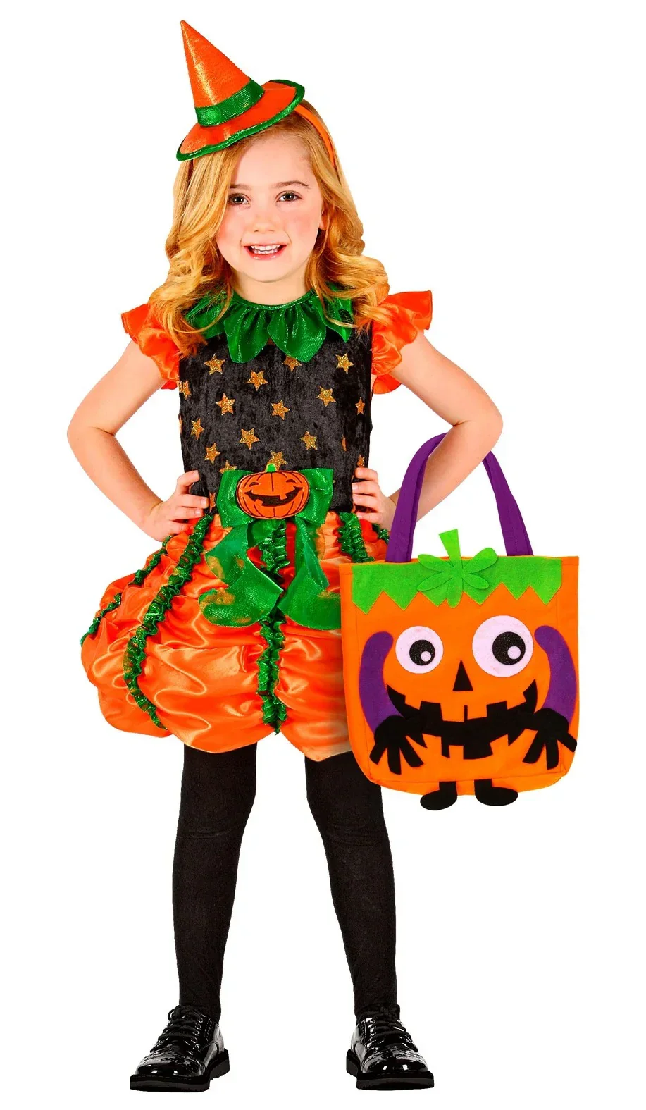 Bolso de Calabaza Divertida de Halloween Infantil - Image 2