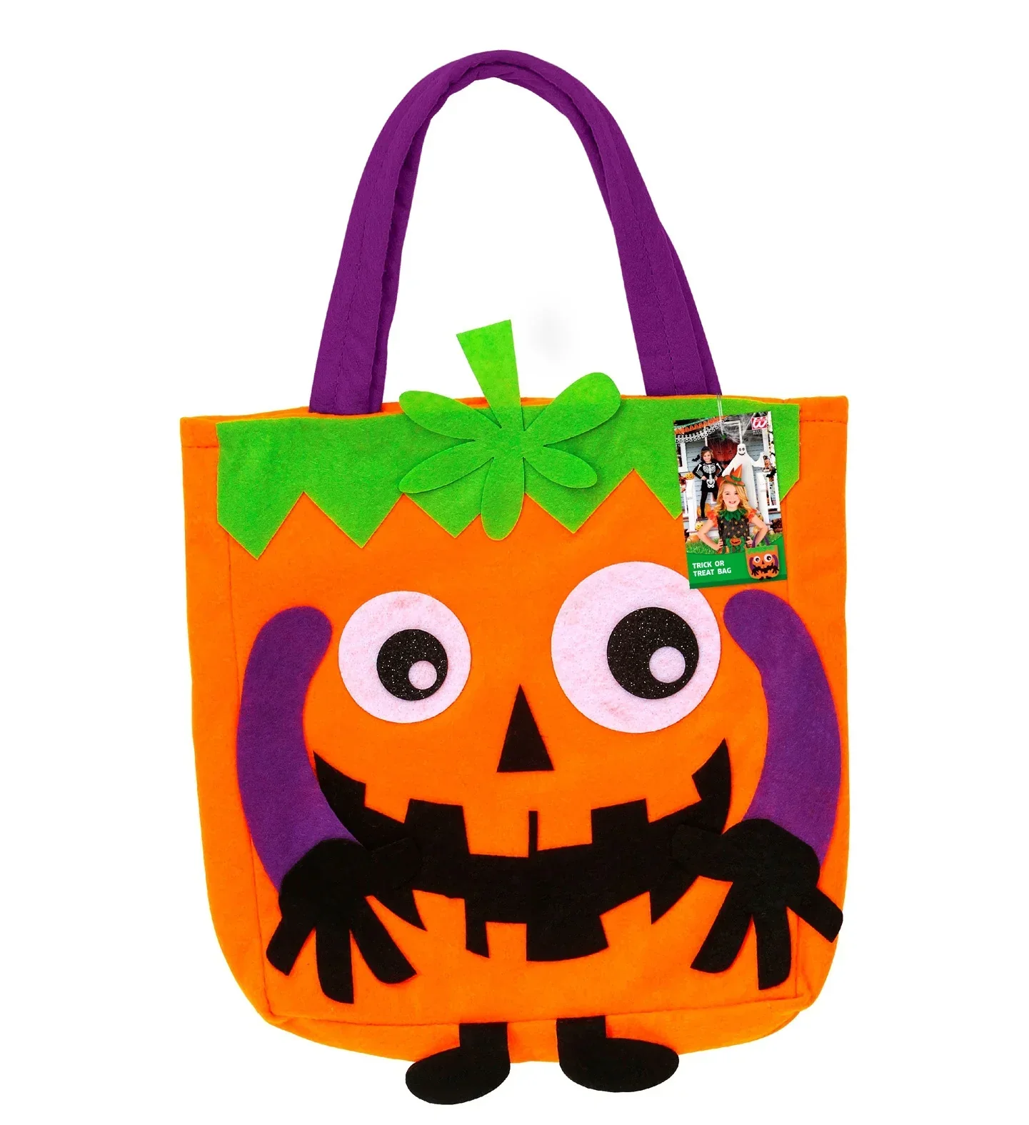 Bolso de Calabaza Divertida de Halloween Infantil - Image 3