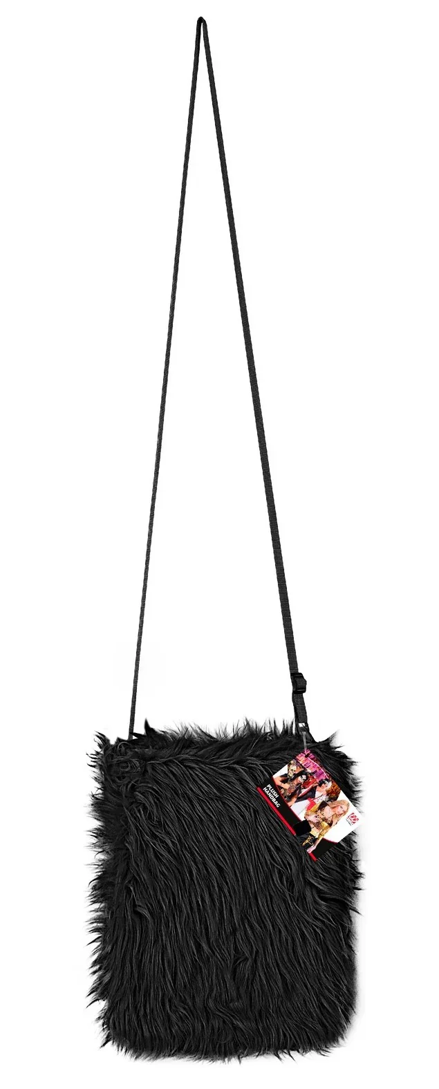 Bolso de Peluche Negro - Image 4