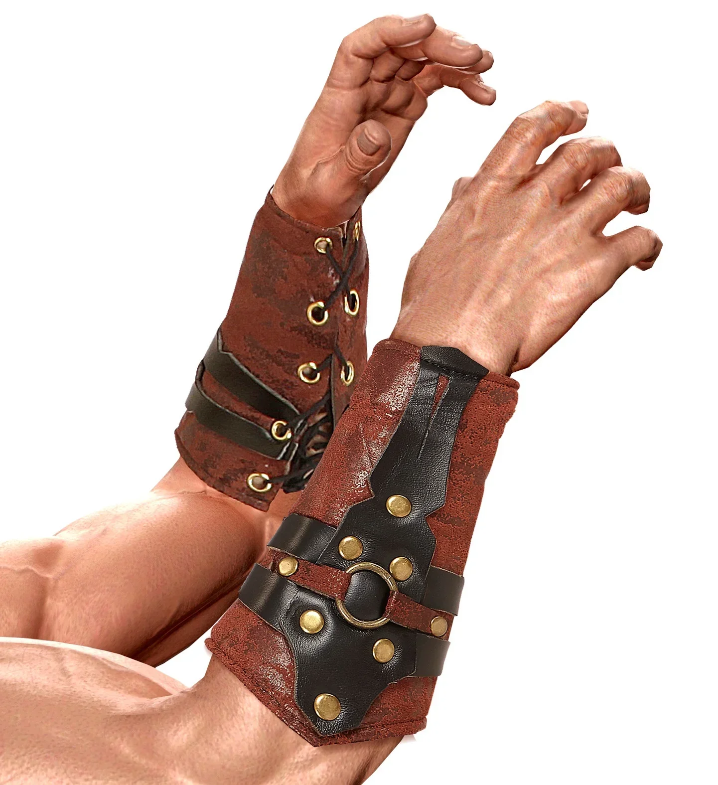 Brazaletes Romanos de Polipiel