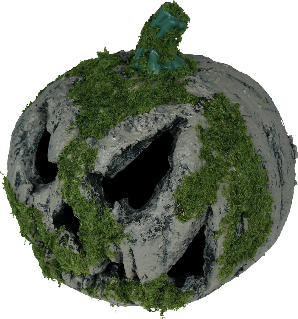 Calabaza Gris con Musgo y Luz Multicolor - Image 2