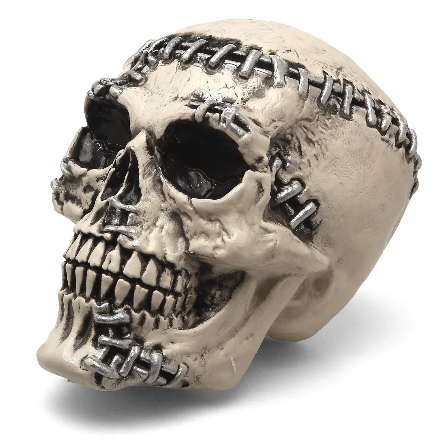 Calavera con Grapas para Decoración de Halloween