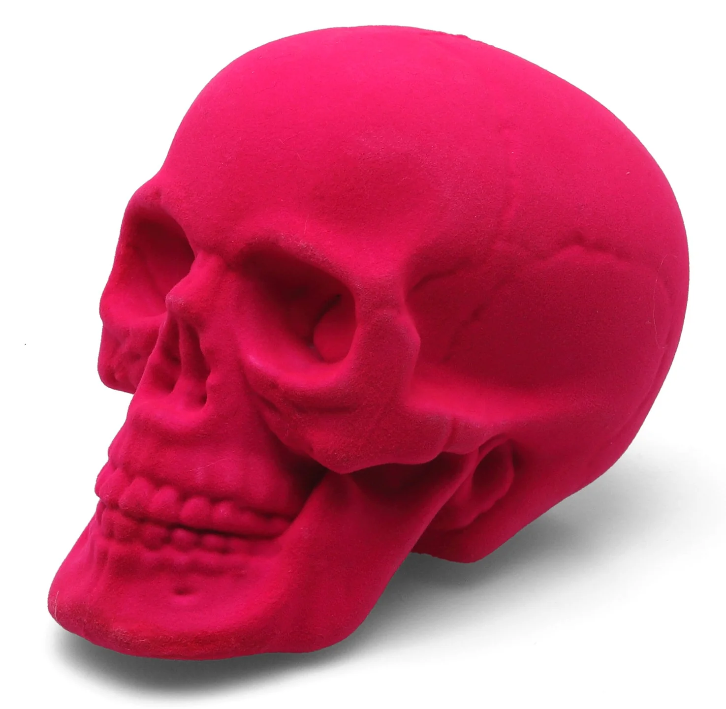 Calavera Rosa Fucsia Aterciopelada