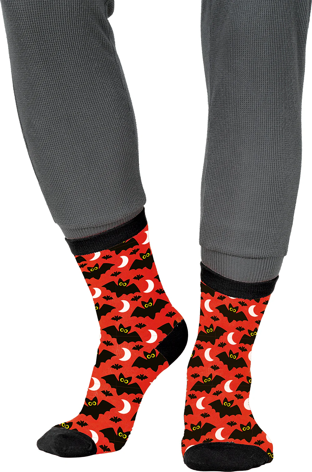 Calcetines de Halloween con Murciélagos para Adulto