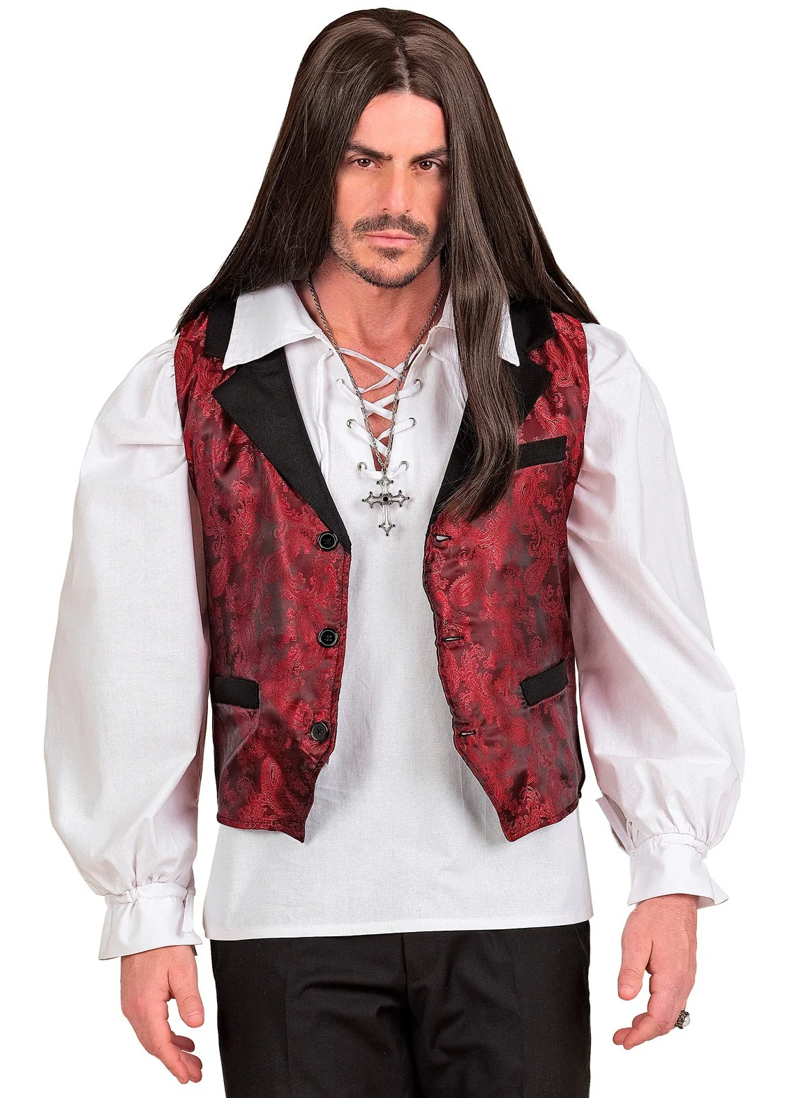 Camisa Blanca de Personaje Histórico para Hombre - Image 2