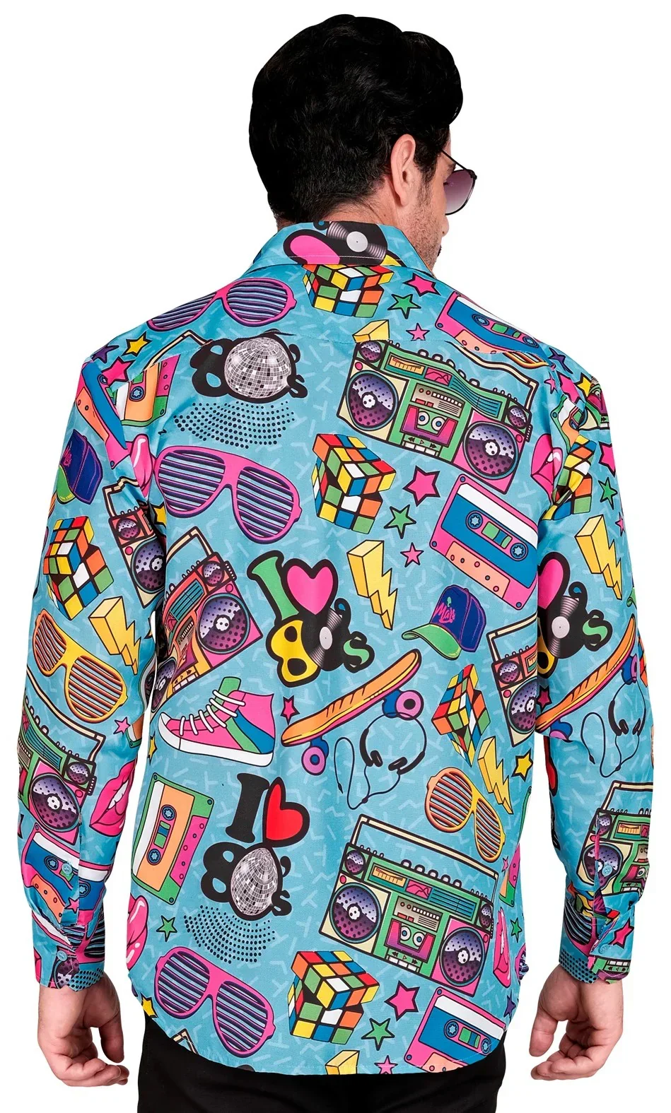 Camisa con Estampado Años 80 para Hombre - Image 2