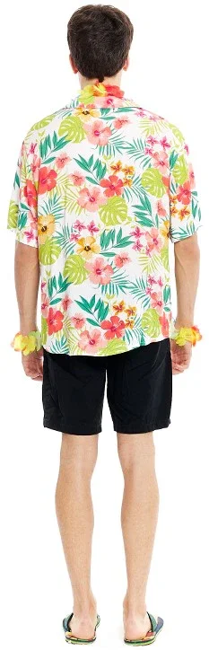 Camisa Hawaiana con Flores Tropicales para Hombre - Image 2