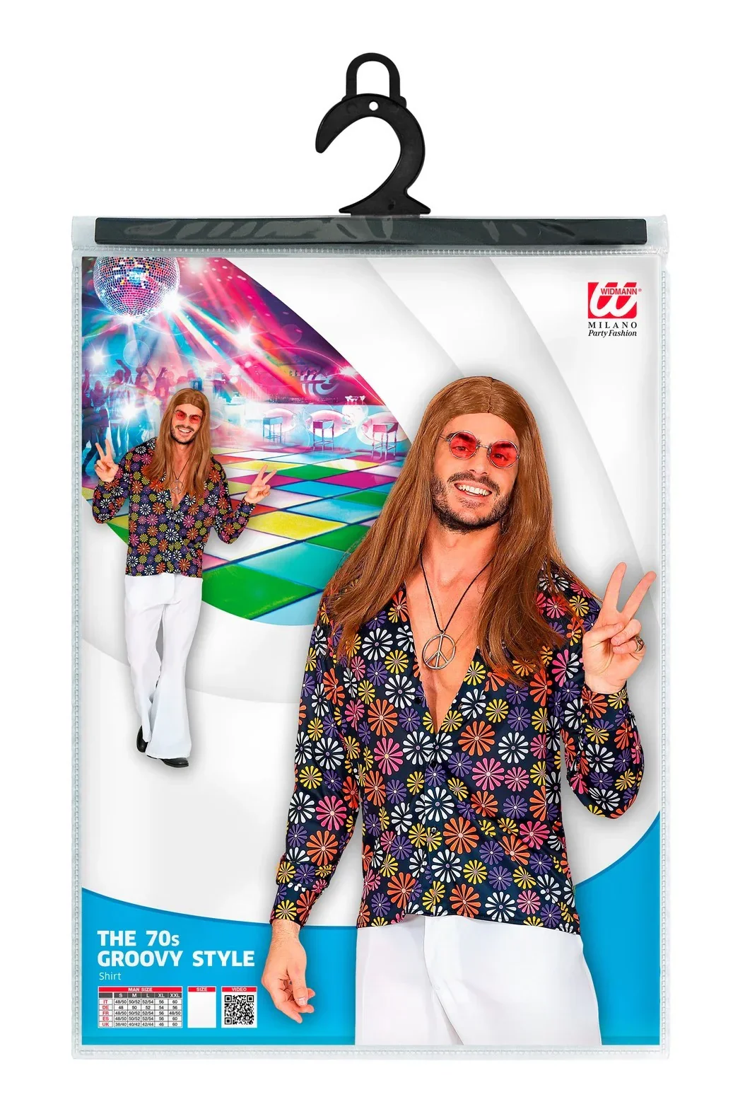 Camisa Hippie con Flores de Colores para Hombre - Image 5