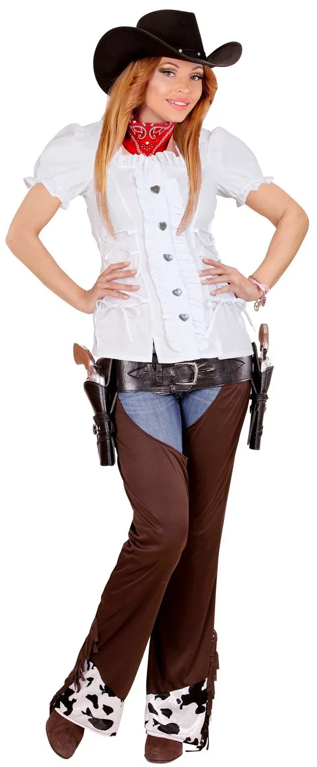 Camisa de Tirolesa Blanca para Mujer - Image 4