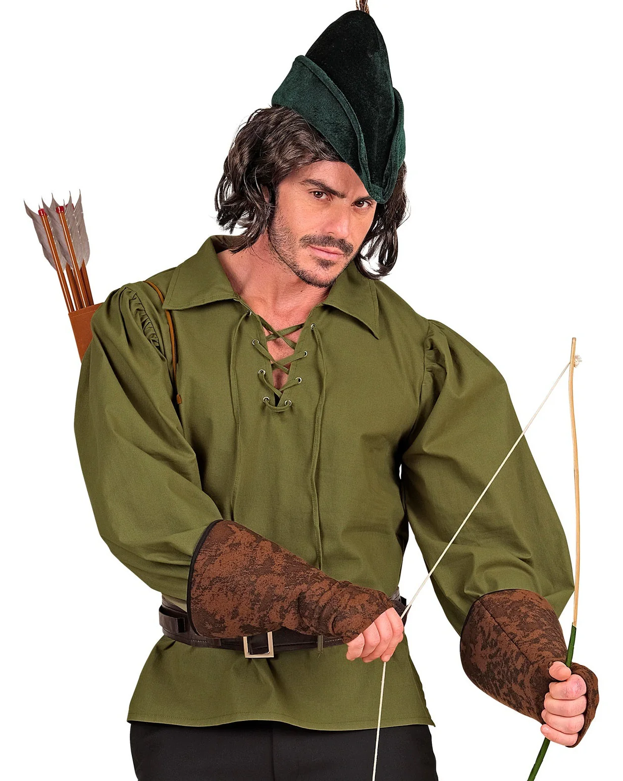 Camisa Verde de Personaje Histórico para Hombre - Image 2