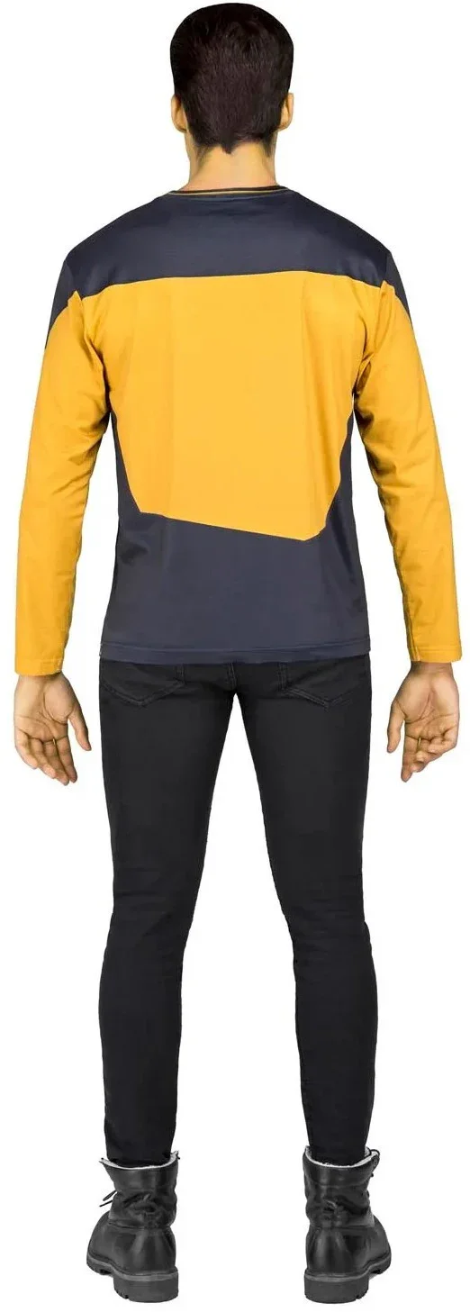 Camiseta Disfraz de Star Trek Data Amarilla para Adulto - Image 2