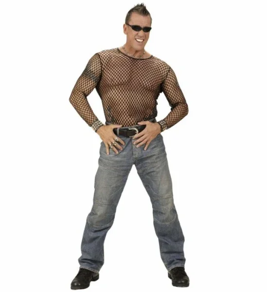 Camiseta de Red Negra para Hombre - Image 3