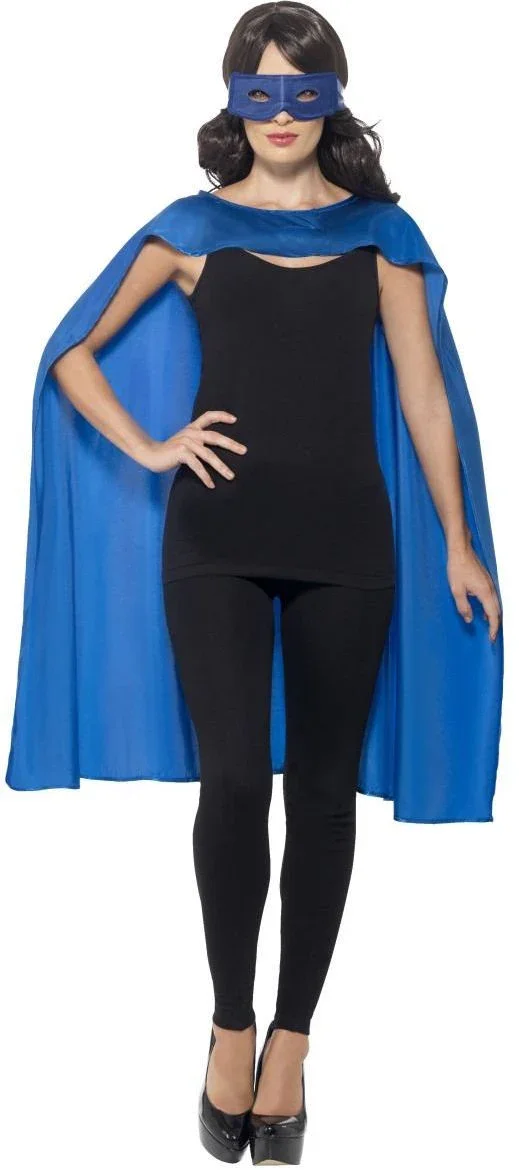 Capa Azul con antifaz Unisex - Image 2