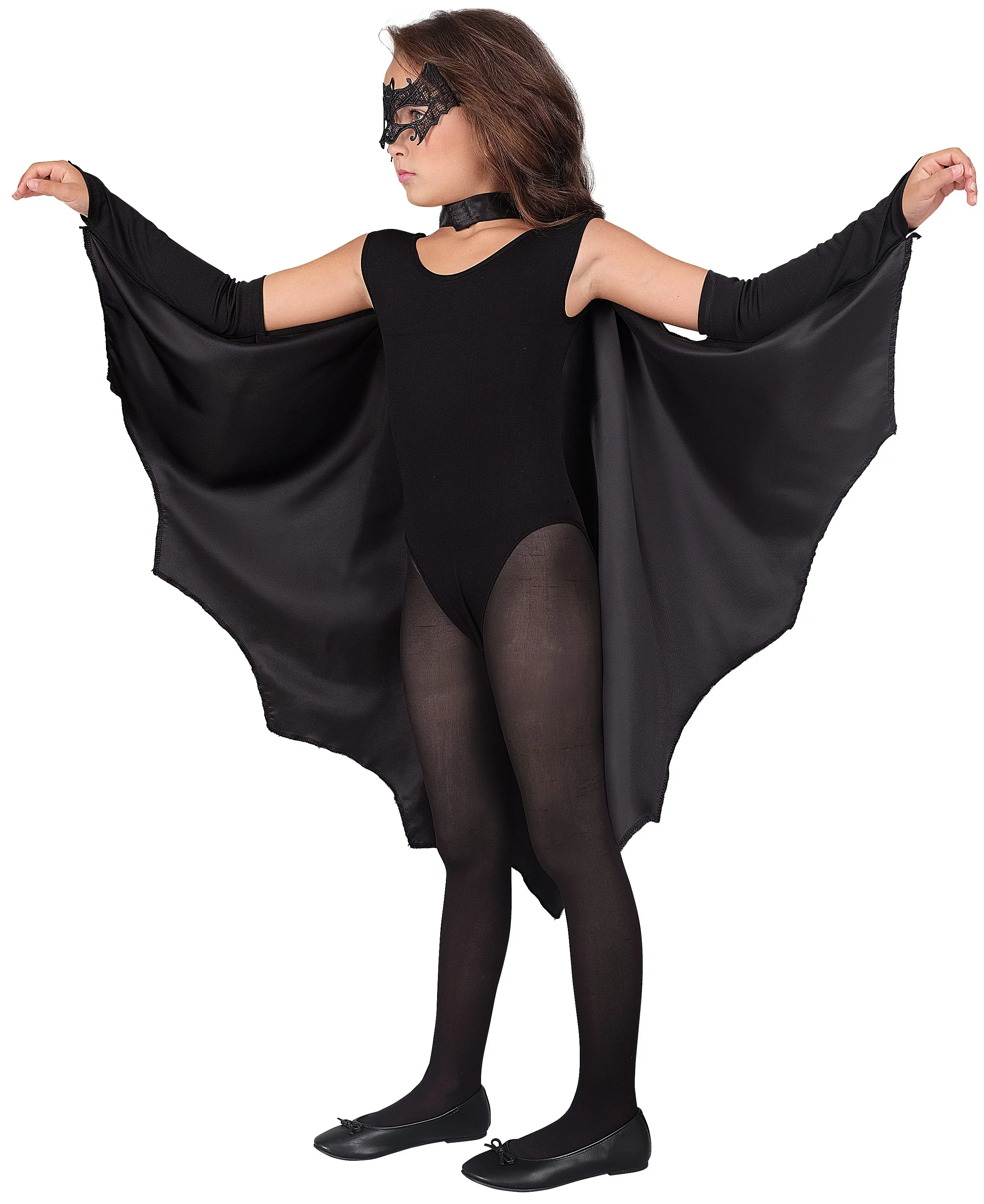 Capa Negra con Alas de Murciélago Vampiro Infantil - Image 4