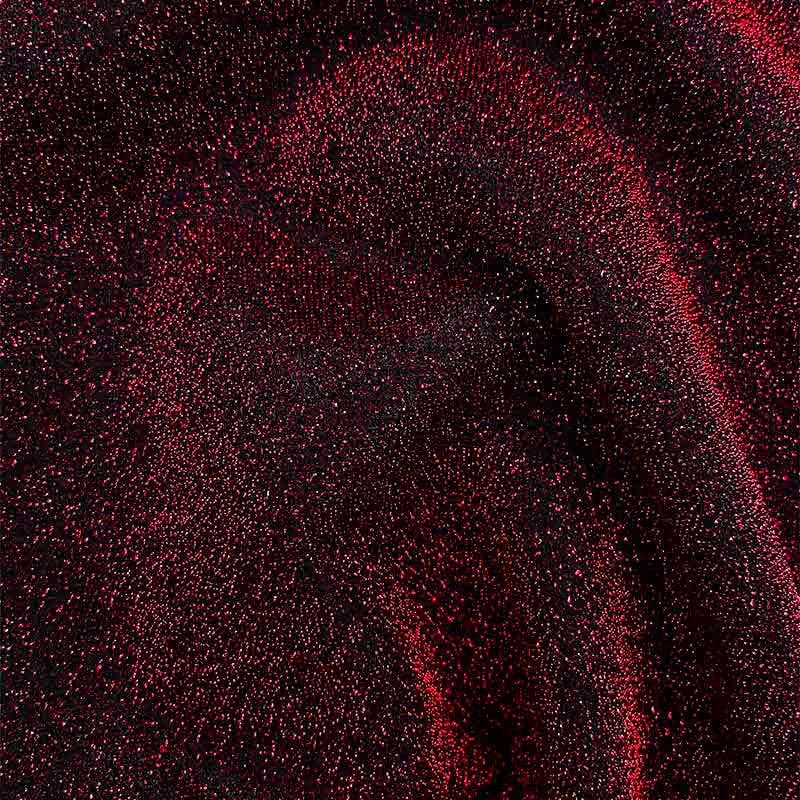 Capa Roja Corta de Lamé para Adulto - Image 2