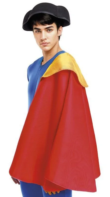 Capote de Torero Grande Rojo y Amarillo