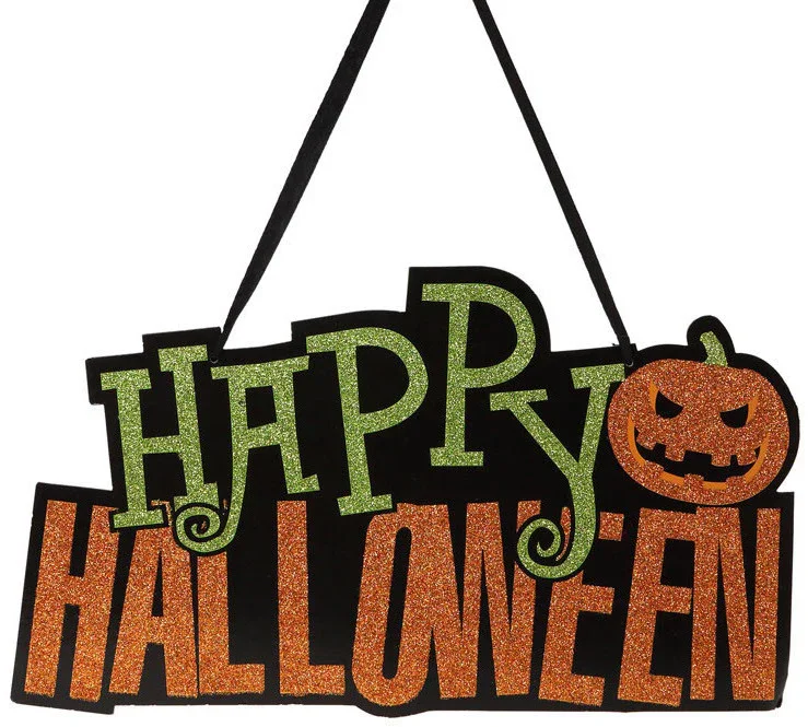 Cartel Happy Halloween de Decoración