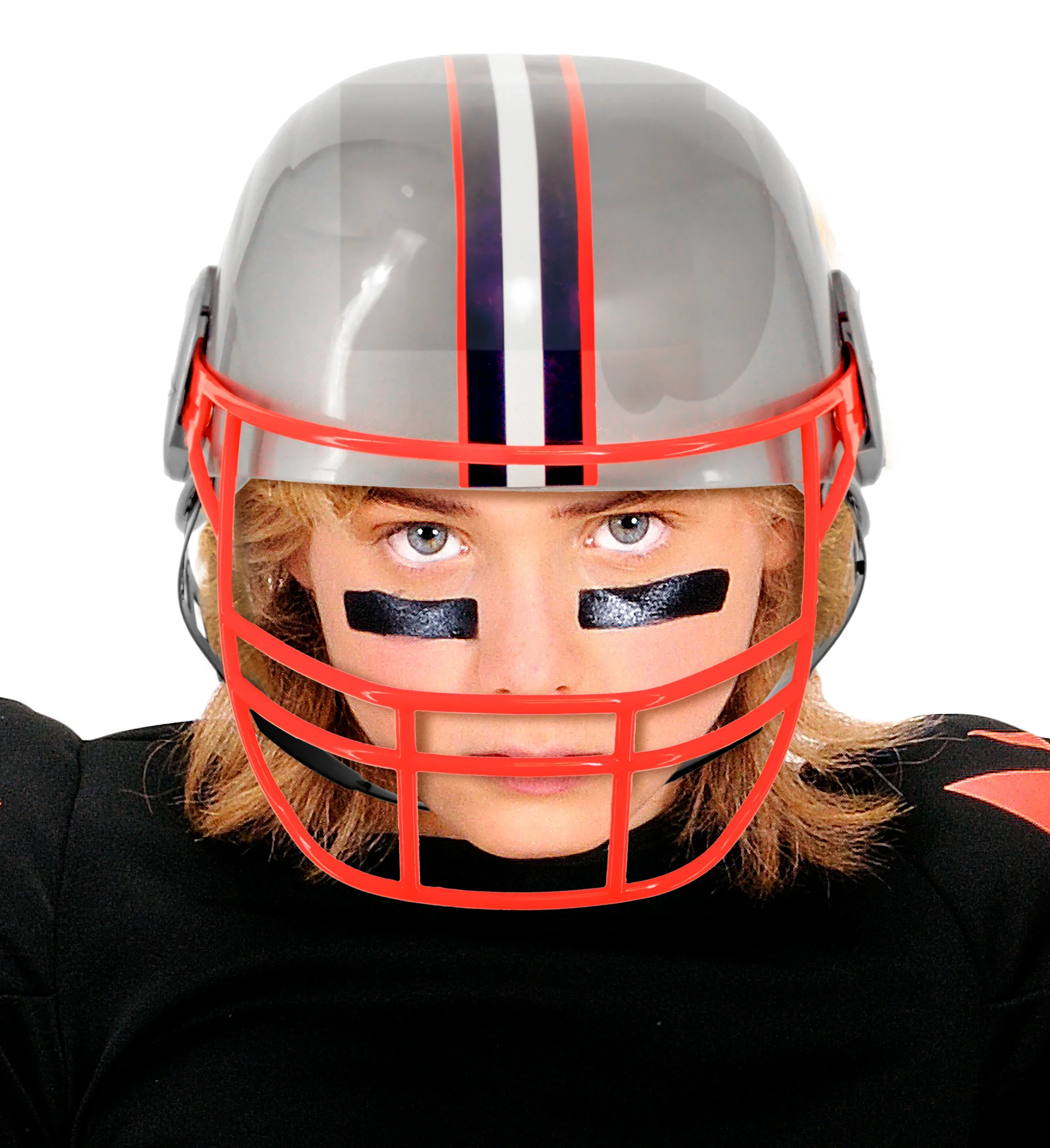 Casco de Fútbol Americano con Estrella Azul Infantil - Image 2
