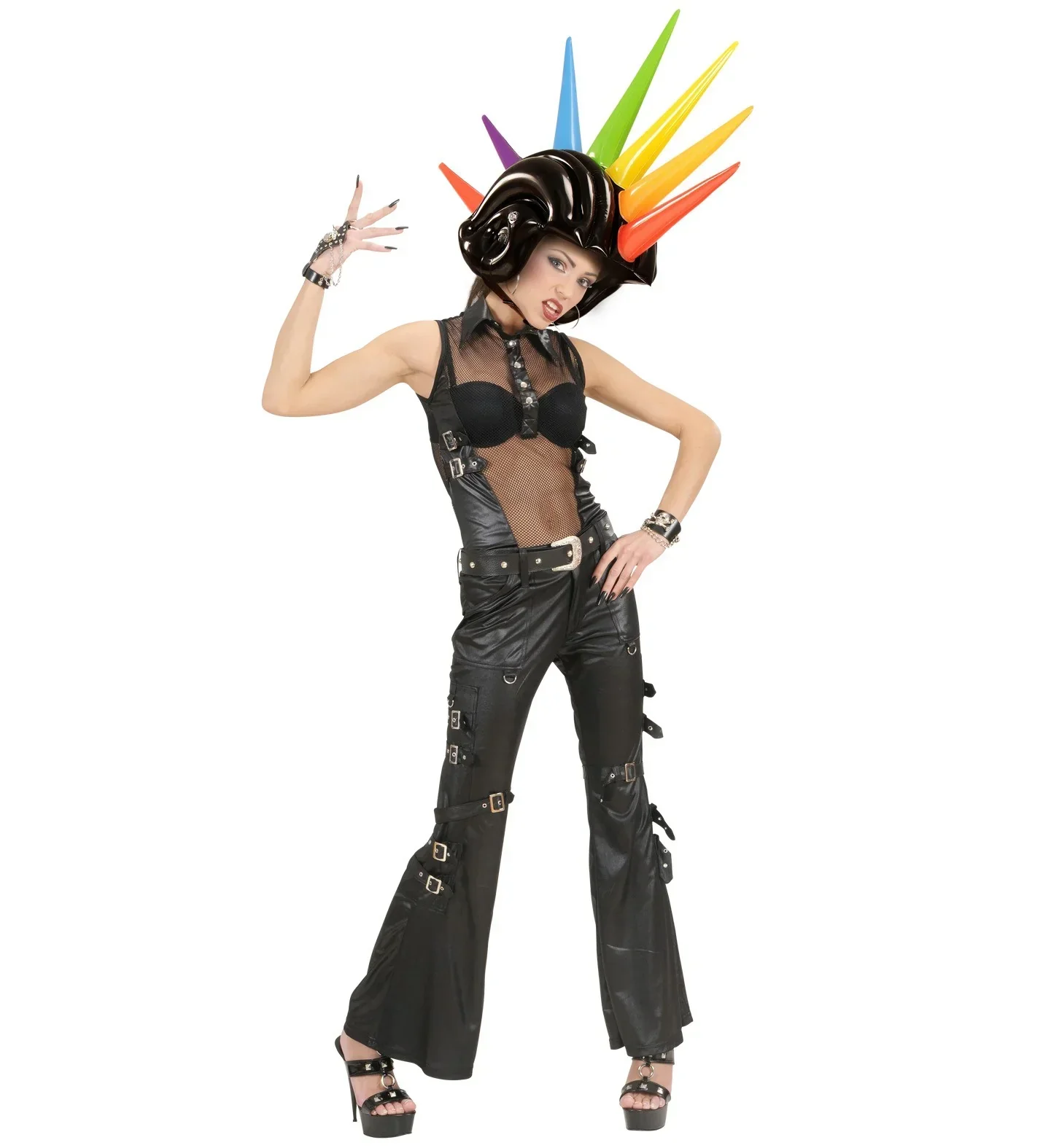 Casco Hinchable con cresta de colores - Image 3