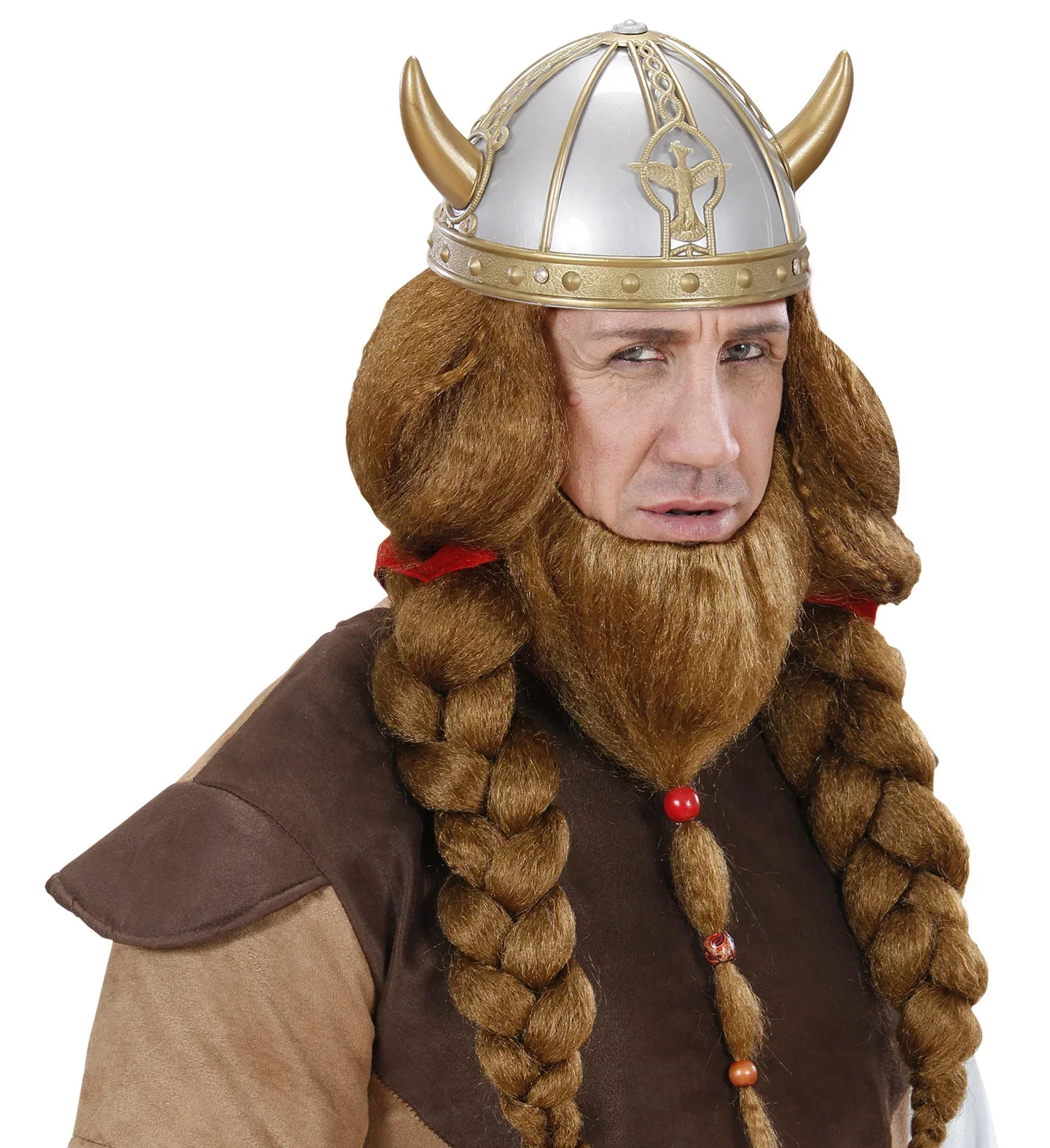 Casco de Vikingo con Cuernos Pequeños - Image 3
