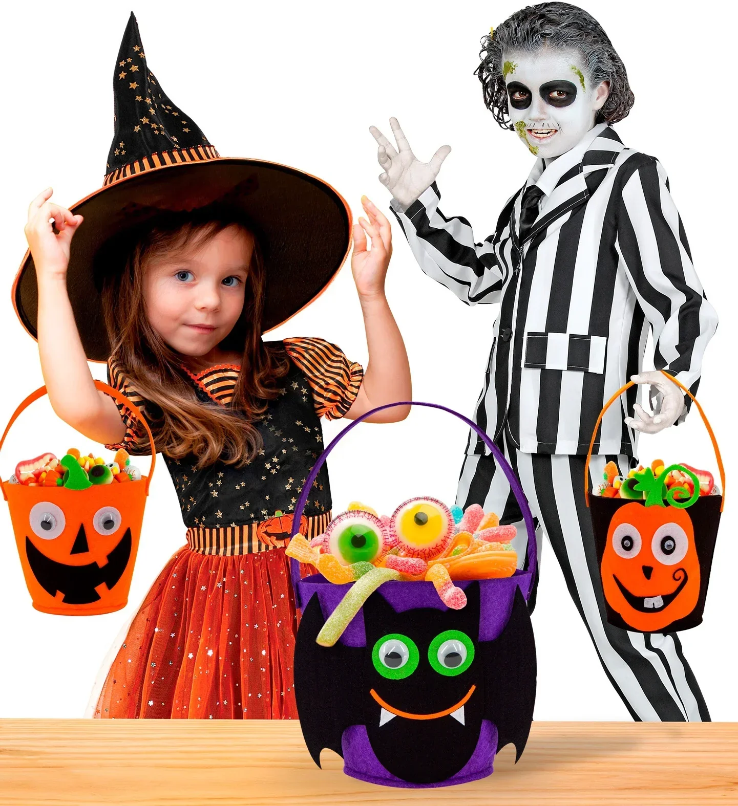 Cesta de Murciélago de Halloween Infantil - Image 4