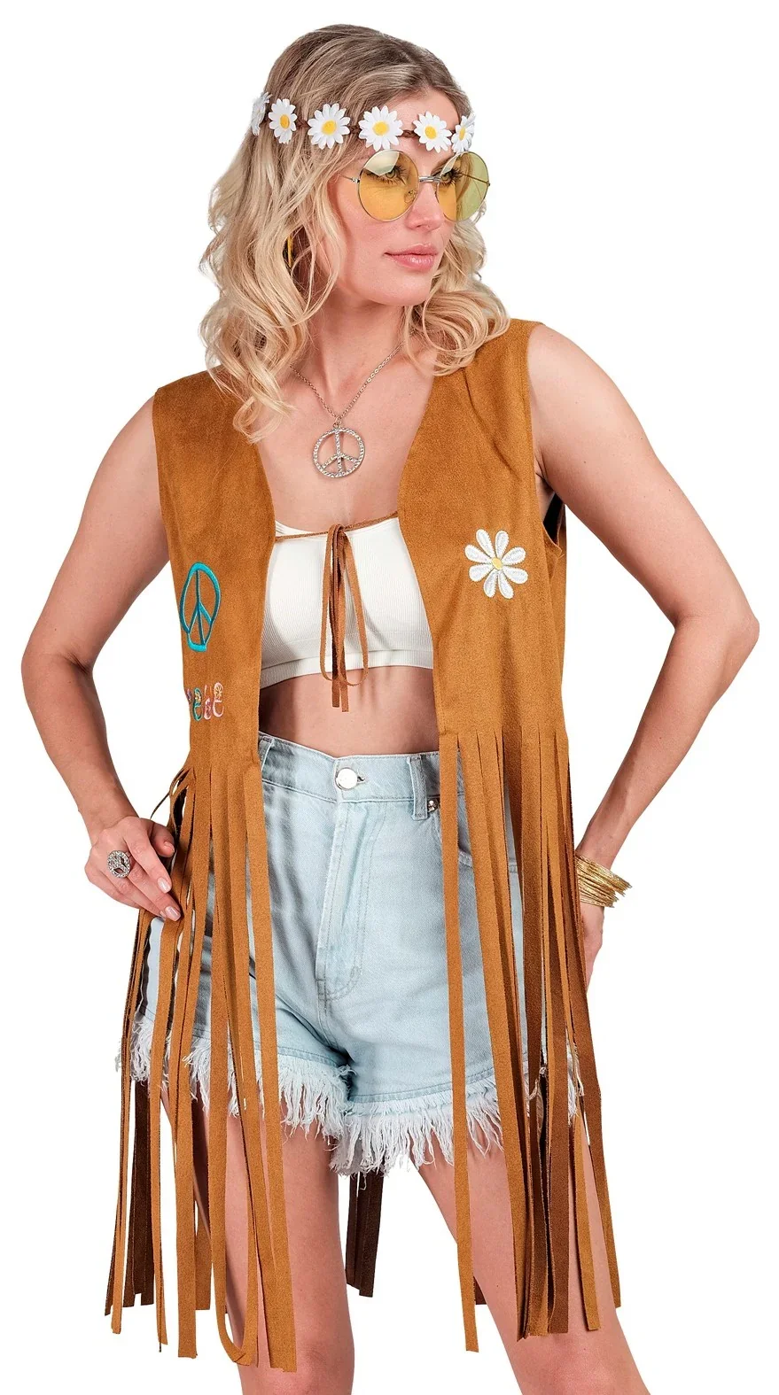 Chaleco Hippie Decorado con Flecos Largos - Image 2