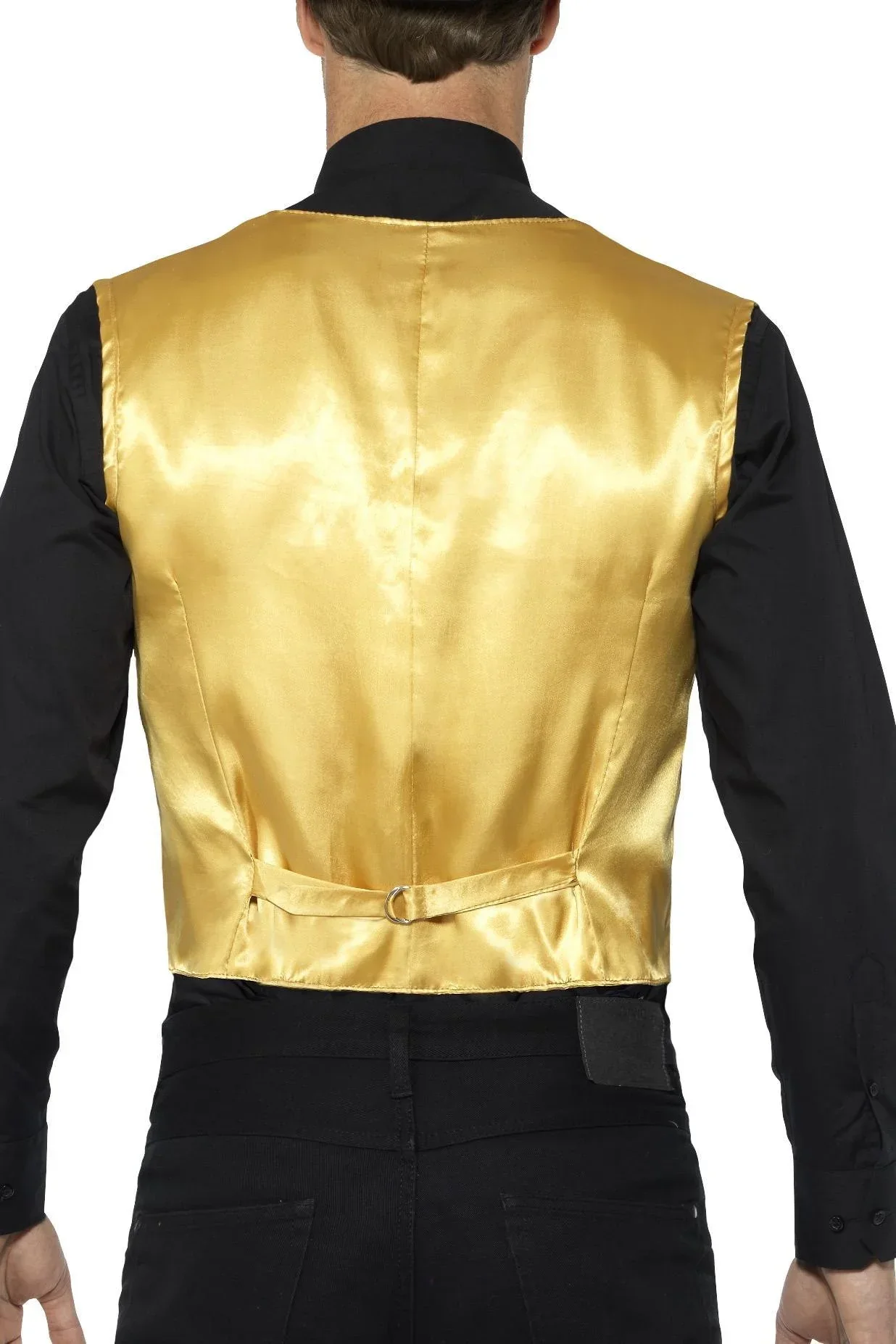 Chaleco de Lentejuelas Doradas para Hombre - Image 2