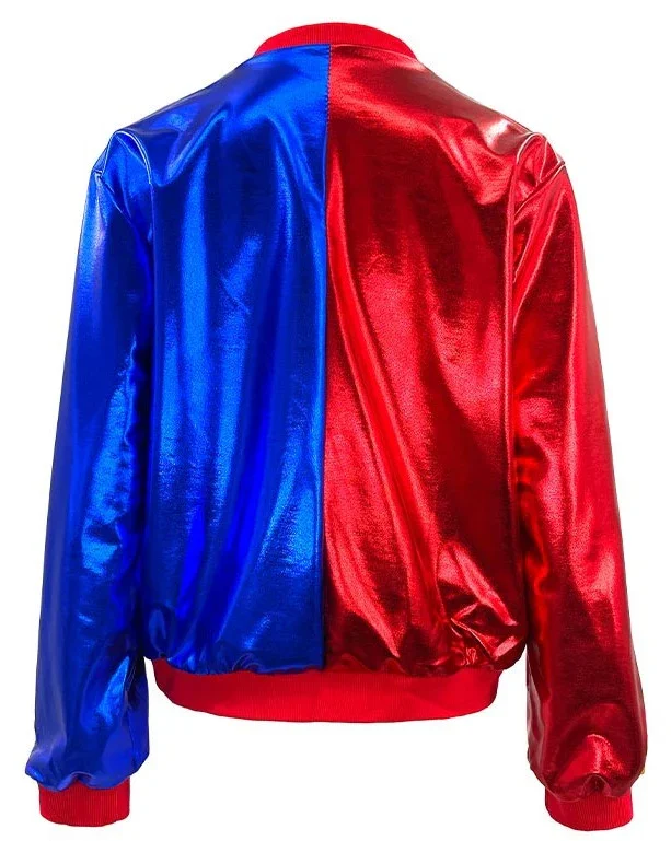Chaqueta Bomber de Harley Villana Roja y Azul para Niña - Image 2