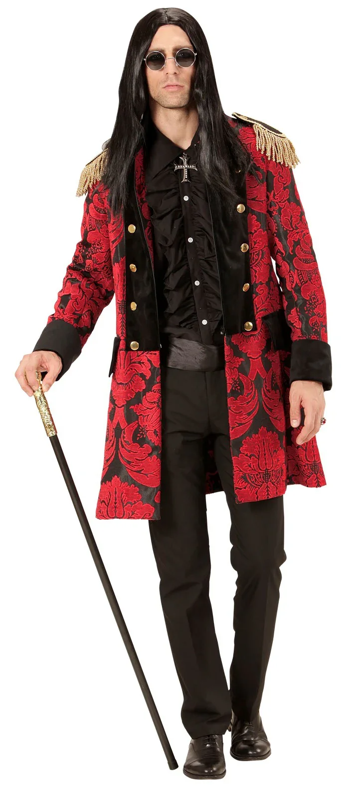 Chaqueta de Época Roja Premium para Adulto - Image 3
